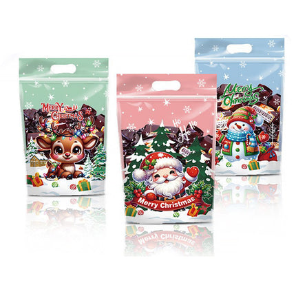 50PCS 3Patterns Christmas Wrapping Bags Gift Bags 15X23CM Xmas Day