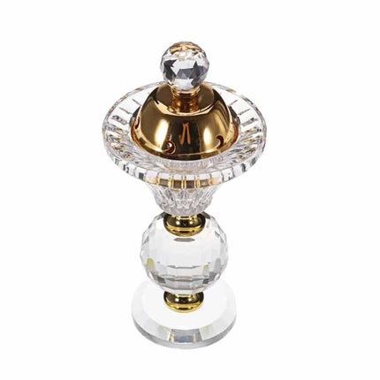 Glass Arabian Incense Burner Mabkhara Oud Traditional Decor Gift