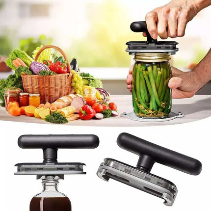 Effortless Jar Opener Easy Grip Lid Removal Tool for Weak Hands