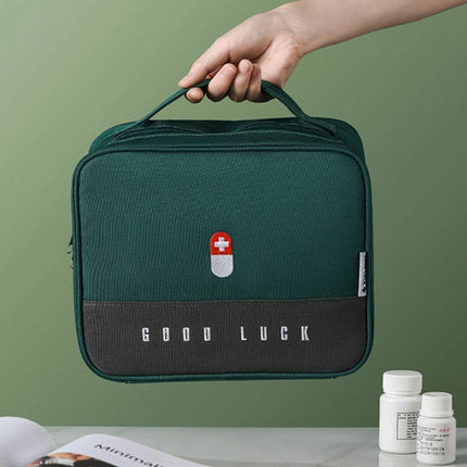 Portable Medical Storage Box Emergency Medicine Bag First Aid Organizer