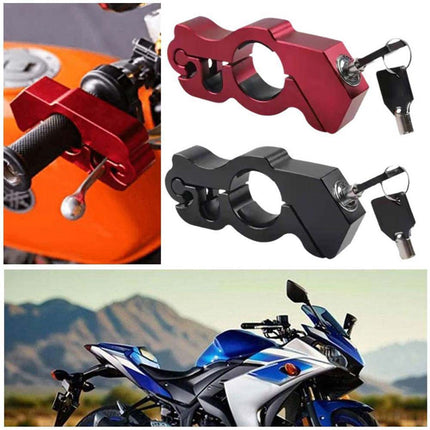 Handlebar Grip Safety Lock, Anti-Theft Brake for Motorbike Scooter