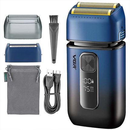 Electric Foil Shaver for Men, Cordless Waterproof Shaving Machine Skin Fade