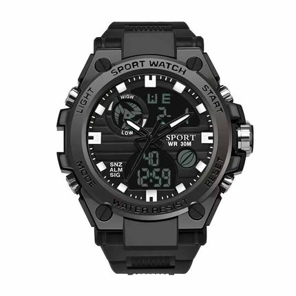 New Men's Digital Sports Watch Waterproof Electronic Luminous Wristwatch