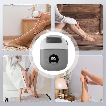 Electric Foot Callus Remover Grinder File Professional Dead Skin Tool + Tips