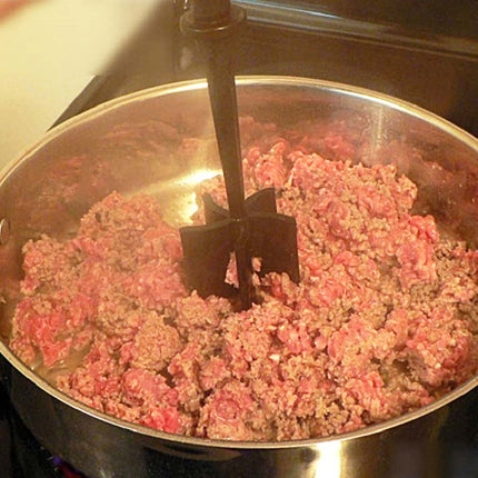 Heat Resistant Meat Chopper Masher for Ground Beef & Hamburger