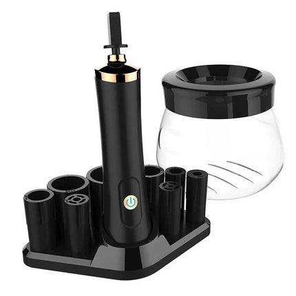 Electric Makeup Brush Cleaner Dryer Set, Cosmetic Auto Clean Quick Dry