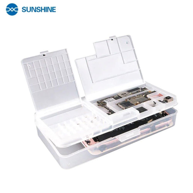 Multifunctional Mobile Phone Repair Storage Box with Tools