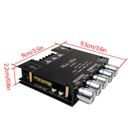 Mini Bluetooth 5.0 Digital Amplifier HiFi 2.1 Channel Audio Stereo Equalizer