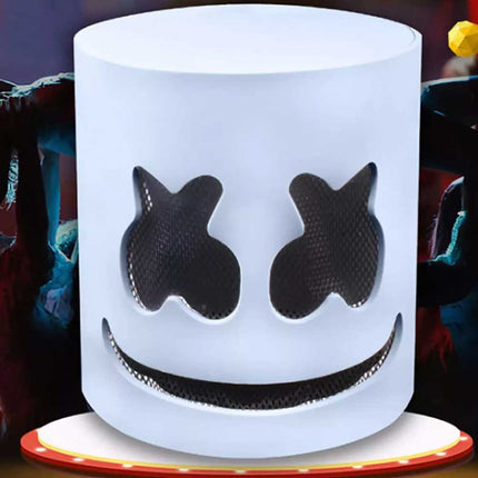 Marshmello DJ Mask Helmet Cosplay, Music Party Costume Bar Mask