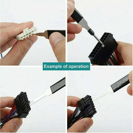 70Pcs Pin Ejector Wire Kit Extractor Auto Terminal Removal Connector Tool