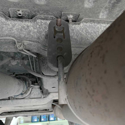 4PCS Universal Black Exhaust Rubber Hanger Heavy Duty Pipe Mount Brackets
