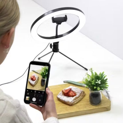 Portable 10" Ring Light with Tripod and Wireless Remote Control
