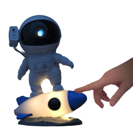 Astronaut Rocket Galaxy Projector Star Sky Night Light 12 Films Space
