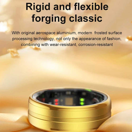 R06 Smart Ring for Men Women Heart Rate Blood Oxygen Fitness Tracker