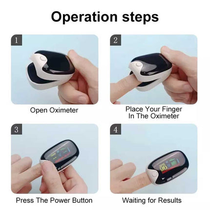 Professional Finger Pulse Oximeter for Blood Oxygen & Heart Rate