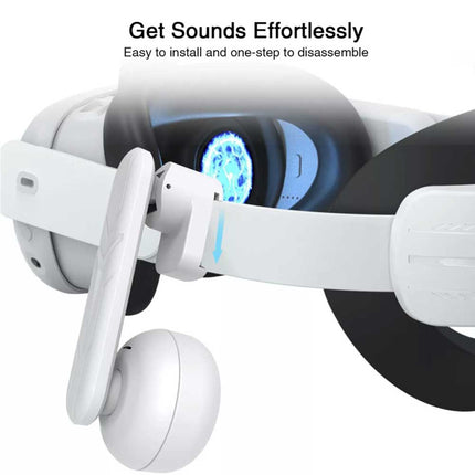 Clip-on Headphones Ultra-soft Immersive Sound for VR Headset