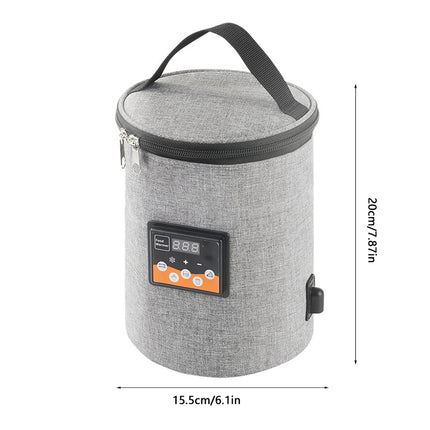 DC 12V Car Bottle Warmer Portable 40-60℃ Feeding Water Milk Cup Heater
