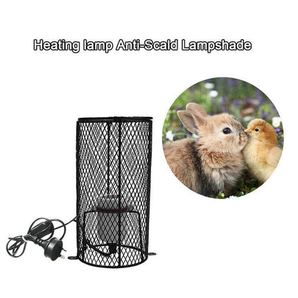 200W Ceramic Reptile Heat Lamp Bulb E27 Holder with Switch for Cage Brooder