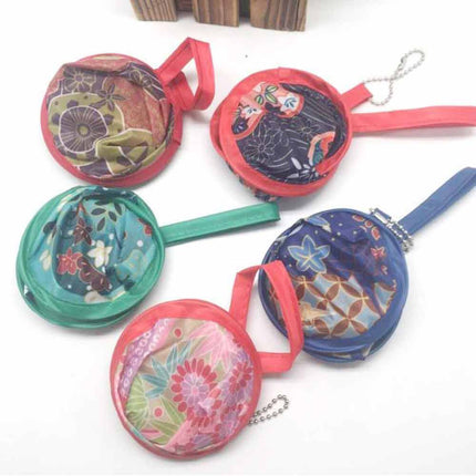 20pcs Art Nylon Hand Fans Round Folding Flying Disk Outdoor