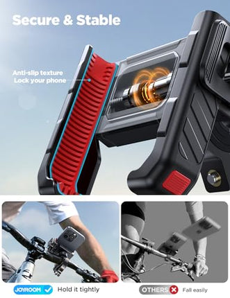 JOYROOM Bike Phone Holder, Handlebar Mount for iPhone Samsung 4.7–7"