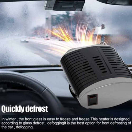 Portable 12V DC Electric Car Heater Defogger Defroster Demister Fan