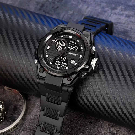 New Men's Digital Sports Watch Waterproof Electronic Luminous Wristwatch