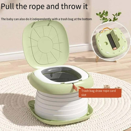 Portable Folding Potty Training Seat for Toddlers - Travel Toilet for Car & Camping