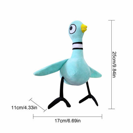 Pigeon Plush Toy Don't Let The Pigeon Drive The Bus Gift for Boys Girls 3+