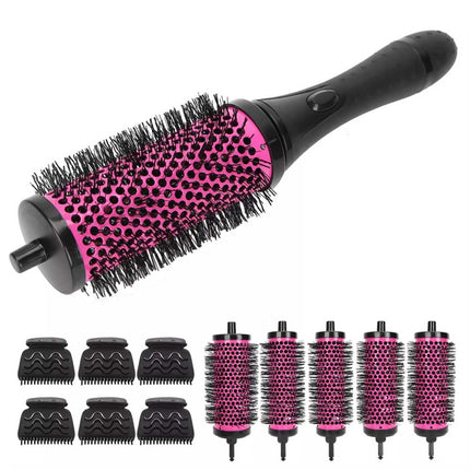 Hair Styling Brush Set Detachable Round 6 Barrels Styling Tool UK