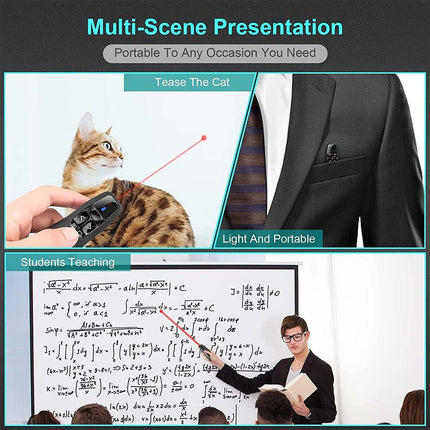 Wireless Presenter Remote, PPT Clicker Presentation Pen Controller
