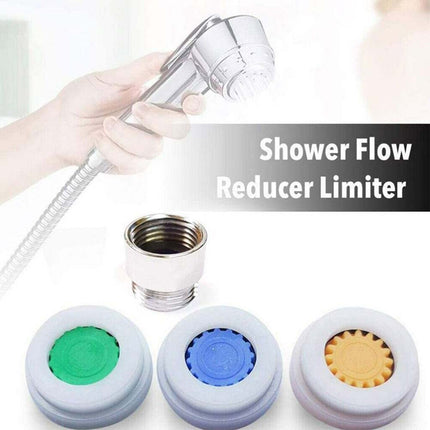 Shower Flow Reducer Set 4/6/9 L/min – Water Saving Hose Restrictor