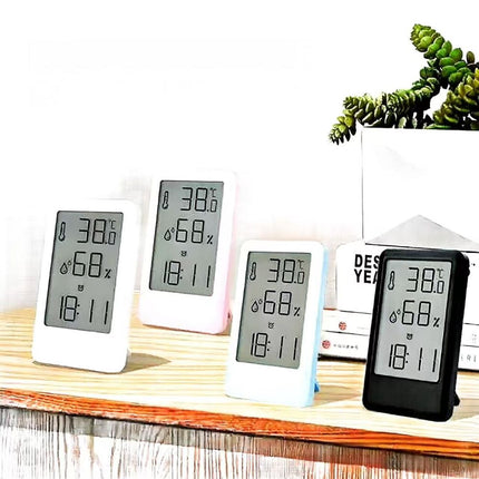 Multi-Function Digital Alarm Clock with Indoor Thermometer Hygrometer