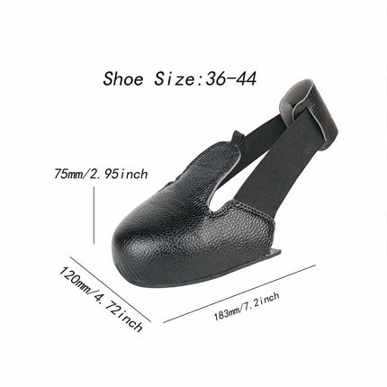 Steel Toe Safety Overshoes, Non-Slip Sole, Industrial Protection, 1 Pair