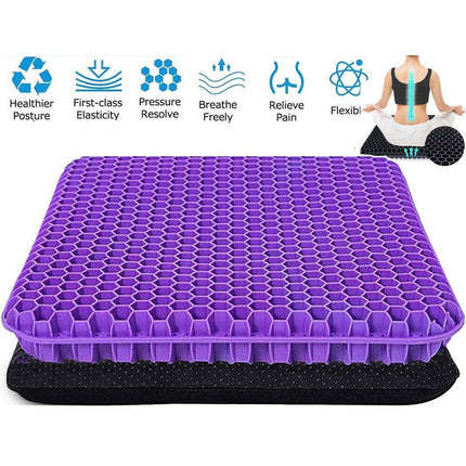 Extra Thick Orthopaedic Gel Cushion for Office Car Chair Long Sitting