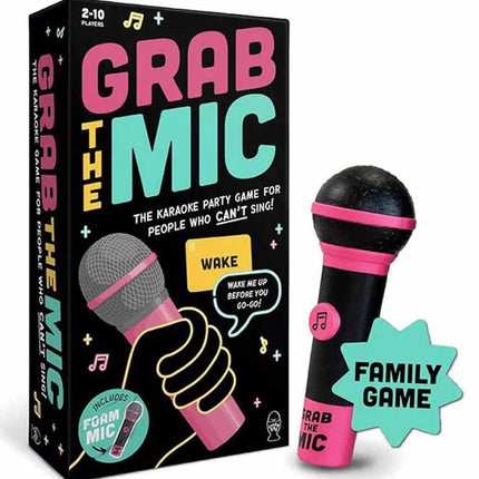 Grab The Mic Lucky Egg Exciting Family Game 4 People Who Can't Sing
