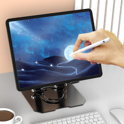 Portable Metal Swivel Tablet Stand Holder Laptop Riser for iPad/Pro/Air