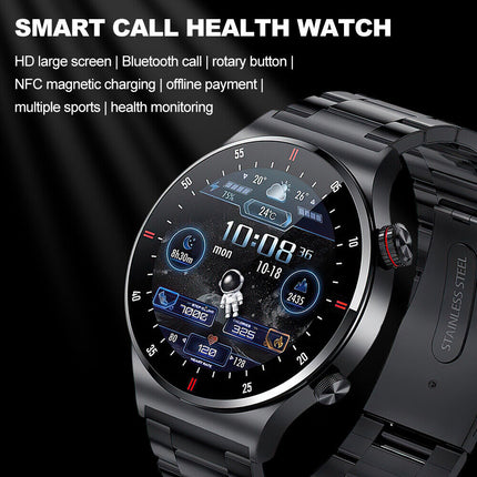 Smart Watch for Men with Bluetooth Call, Full Touch Screen Sports