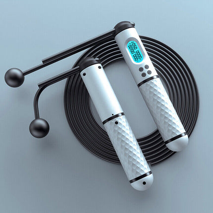 Cordless Speed Jump Rope with Digital Calorie Tracker for Fitness