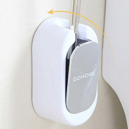 Wall-Mounted Stainless Steel Toilet Brush Set with Holder for Bathroom