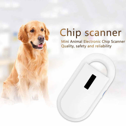 Handheld Pet Microchip Scanner, RFID Digital Identification Reader