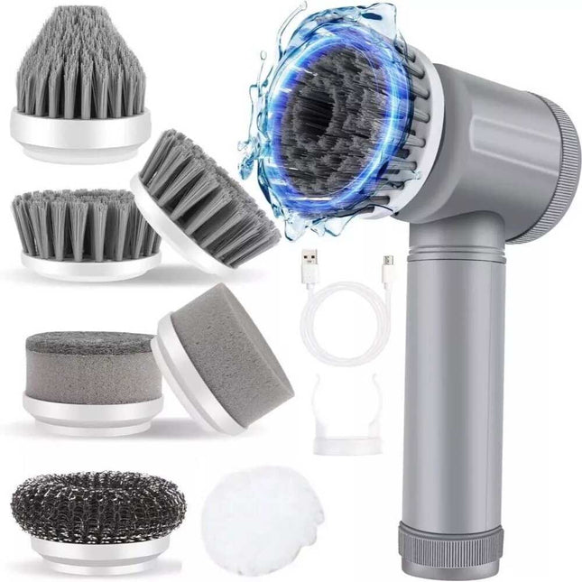 Cordless Electric Spin Scrubber Powerful Turbo Cleaning Brush Rechargeable