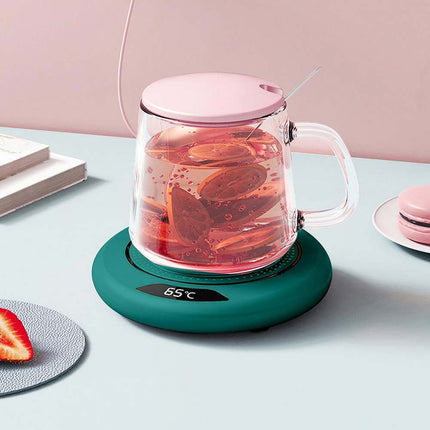 Smart USB Electric Coffee Mug Warmer Heating Coaster Mat Pad Tea Milk