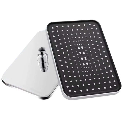 12" High Pressure Top Spray Rain Shower Head, Larger Flow Supercharge
