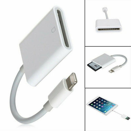 8Pin SD Card Camera Reader for iPhone XR XS Max iPad Pro Mini