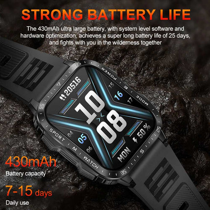 2025 Waterproof Smartwatch Heart Rate Fitness Tracker for Men Women
