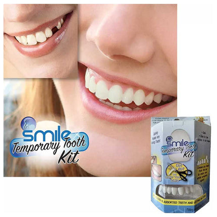 3X Instant Smile Comfort Fit Flex Teeth Top Temporary Replacement Repair