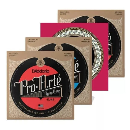 D'Add EJ45 & EJ46 Classical Guitar Strings Nylon Core Silver Plated Copper