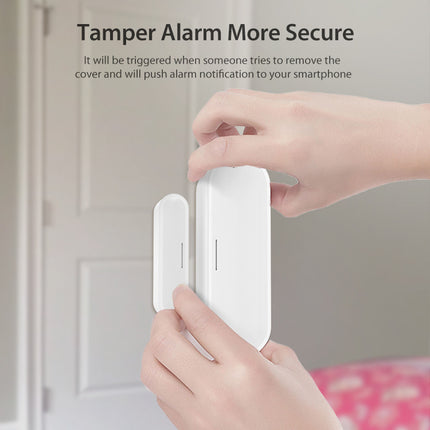 Smart Door Window Sensor Matter Thread WiFi Magnetic Alarm Phone Alert