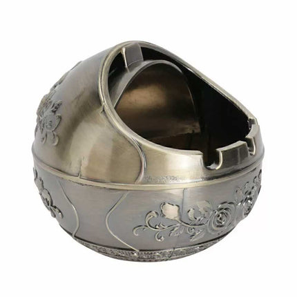 8CM Ashtray with Decorative Lid Holder for Smoking Cigarettes