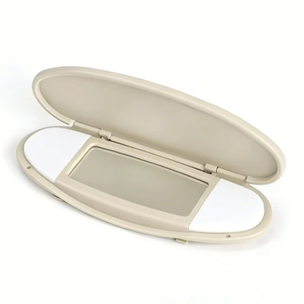 Sun Visor Vanity Mirror Cover for R55 R56 R60 2007-2014 Beige Gray